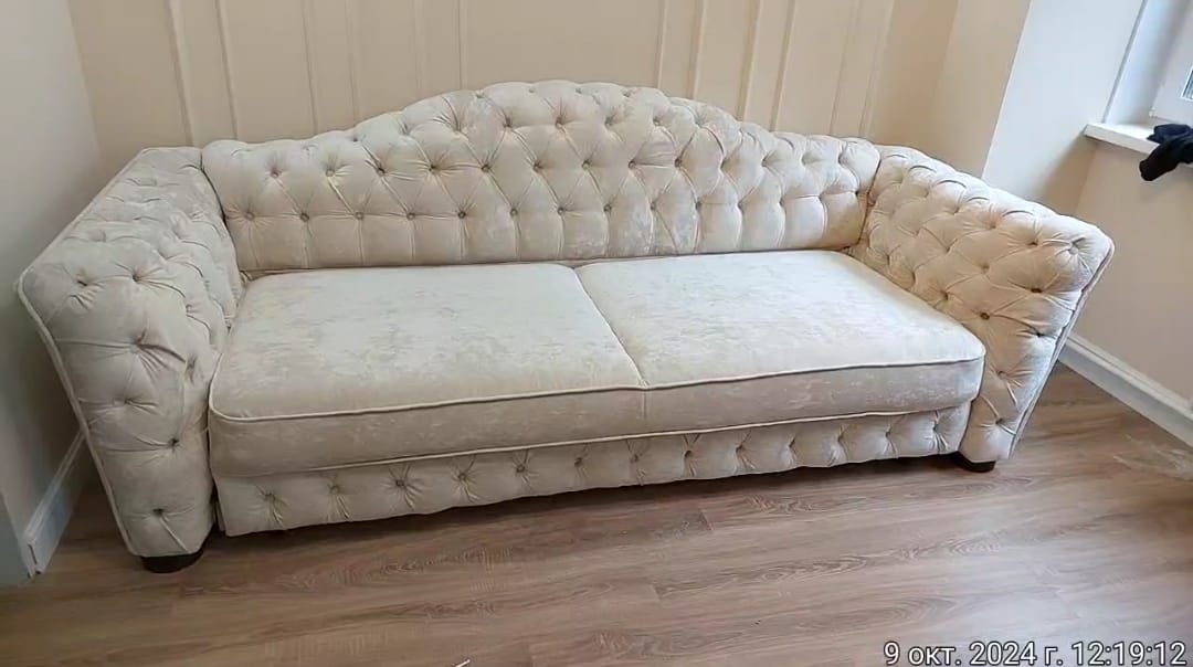 Обивка дивана. Бабушкин