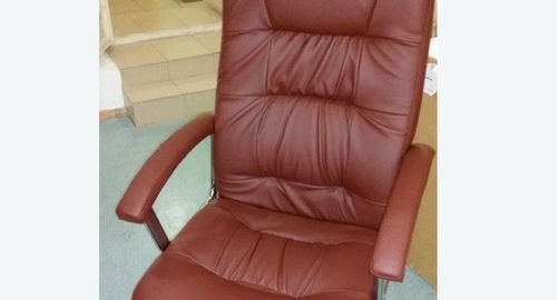 Обтяжка офисного кресла. Бабушкин